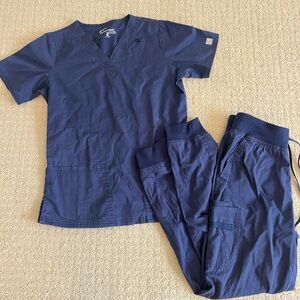 Navy Scrub Set